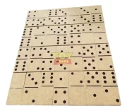 Jogo Mesa 4 Em 1 Jr Dama Ludo Dominó Velha Madeira Toy Trade - Imagem 5