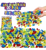 Alfanumérica 200pçs Letras, Números Alfabeto Educa Toy Trade - Imagem 6