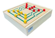 Jogos de mesa 5x1 Xadrez Dama Ludo Trilha Jogo da Velha Tabuleiro - Imagem 6