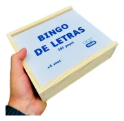 Bingo De Letras 281pçs Alfabetização Com 15 Cartelas Escolar - Imagem 3