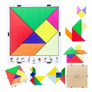 Tangram Quadro Quebra Cabeça Educativo Brinquedo Toy Trade