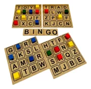 Bingo De Letras 281pçs Alfabetização Com 15 Cartelas Escolar - Imagem 4