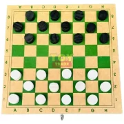 Jogo Xadrez Dama Tabuleiro Madeira Estojo Educativo Toytrade - Imagem 7