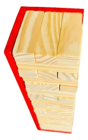 Toy Trade Caiu Perdeu 54pçs Único Com Suporte De Madeira Para Empilhar - Imagem 7