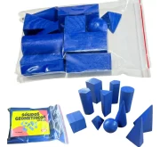 Sólidos Geométricos 11 Peças Madeira Educativo Toy Trade - Imagem 4