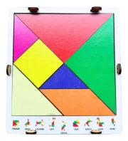 Tangram Quadro Quebra Cabeça Educativo Brinquedo Toy Trade - Imagem 2