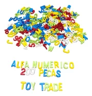 Alfanumérica 200pçs Letras, Números Alfabeto Educa Toy Trade - Imagem 3