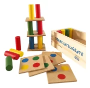 Torre Inteligente Jogo Madeira Aprender Brincando Toy Trade - Imagem 10
