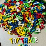 Alfanumérica 1000 Peças Letras E Números Educativo Toy Trade
