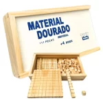 Material Dourado 111pçs Educativo Contador Escolar Toy Trade