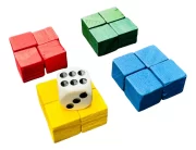 Jogo 3 Em 1 Dama Ludo Jogo Da Velha Tabuleiro Jr Toy Trade - Imagem 7