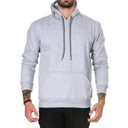 Conjunto Blusa Moletom Liso Ganguru Agasalho - Imagem 10