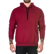 Conjunto Blusa Moletom Ganguru Agasalho Liso - Imagem 2