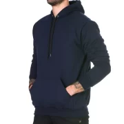 Conjunto Blusa Moletom Ganguru Agasalho Liso - Imagem 8