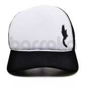 Boné Trucker Casual Aba Curva Ajustável com Telinha Preto e o Branco - Imagem 2