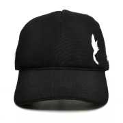 Boné Trucker Casual Aba Curva Ajustável com Telinha Preto e o Branco - Imagem 6