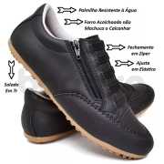 Tênis Mocatênis Feminino Antiderrapante Confortável Leve