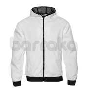 Jaqueta Corta Vento Unissex Casual Confortável com Capuz