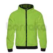 Jaqueta Corta Vento Unissex Casual Confortável com Capuz - Imagem 3