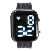 Relógio Feminino Digital Versátil de Pulso LED Moderno e Estiloso - Imagem 3