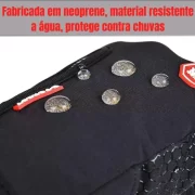 Luva Para Moto Impermeável Motoqueiro Térmica Touch - Imagem 2