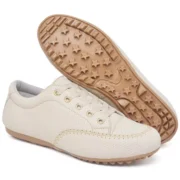 Tenis Feminino Mocassim Confortavel Couro Ecologico Casual Dia a Dia - Imagem 6