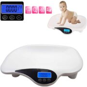 BALANCA DE BEBE DIGITAL PEDIATRICA INFANTIL MUSICAL 20KG COMPLETA CRIANÇA MATERNIDADE COM MEDIDOR DE TAMANHO - Imagem 2