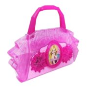 BOLSA COM MICROFONE INFANTIL SOM LUZES COLORIDAS CONECTA CELULAR MP3 ROSA MENINA ROCK SHOW - Imagem 5