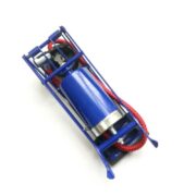 BOMBA AR ALTA PRESSAO PEDAL MANOMETRO ENCHER PNEU BOLA BOIA COLCHAO INFLAVEL BIKE BICICLETA MOTO BOLA - Imagem 2