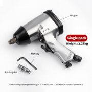 Chave De Impacto Pneumática Profissional Soquetes E Maleta - Imagem 4