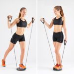 Disco de Equilíbrio Balance Board Fitness com Extensores – Treinamento e Reabilitação Completa