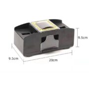 EMBARALHADOR MISTURADOR DE CARTAS 2 BARALHOS AUTOMATICO PARA POKER, TRUCO COMPLETO - Imagem 4
