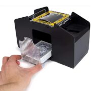 EMBARALHADOR MISTURADOR DE CARTAS 2 BARALHOS AUTOMATICO PARA POKER, TRUCO COMPLETO - Imagem 8