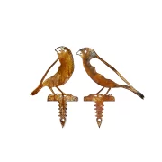 Escultura - Pássaros - Canarinhos da Terra - Imagem 2