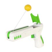 BRINQUEDO INTERATIVO PARA GATO 2 EM 1 PISTOLA BOLINHA E PENA DIVERTIDA 2 EM 1 EXERCICIO GATOS - Imagem 3