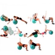 BOLA DE PILATES YOGA FUNCIONAL 75CM SUICA FISIOTERAPIA SUPORTA 180KG PREMIUM - Imagem 4