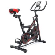 BICICLETA SPINNING BIKE ERGOMETRICA SEMI PROFISSIONAL 120KG CICLO COMPUTADOR DIGITAL LCD RODA INERCIA 13KG FITNESS