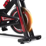 BICICLETA SPINNING BIKE ERGOMETRICA SEMI PROFISSIONAL 120KG CICLO COMPUTADOR DIGITAL LCD RODA INERCIA 13KG FITNESS - Imagem 2