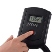 BICICLETA SPINNING BIKE ERGOMETRICA SEMI PROFISSIONAL 120KG CICLO COMPUTADOR DIGITAL LCD RODA INERCIA 13KG FITNESS - Imagem 5