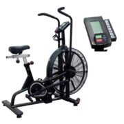 AIR BIKE PROFISSIONAL BICICLETA SPINNING CROSSFIT DISPLAY LCD AIRBIKE ERGOMETRICA ACADEMIA EM CASA PROFISSIONAL