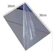 KIT 4 ESPELHO ADESIVO ACRILICO ESPELHADO GRANDE 20X30CM FLEXIVEL SEM FUROS MOLDURA BANHEIRO QUARTO SALA RETANGULAR DECORATIVO AUTOCOLANTE - Imagem 4