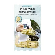 Brinquedo Lança Bolha Sabão Pistola Metralhadora Automática - Imagem 3