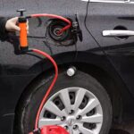 KIT BOMBA SUCCAO LIQUIDOS GASOLINA OLEO COMBUSTIVEIS COM INFLADOR DE AR ENCHE BOLAS PNEU TRANSFERENCIA MANUAL SUGADOR MULTIUSO MANGUEIRA EXTRATOR