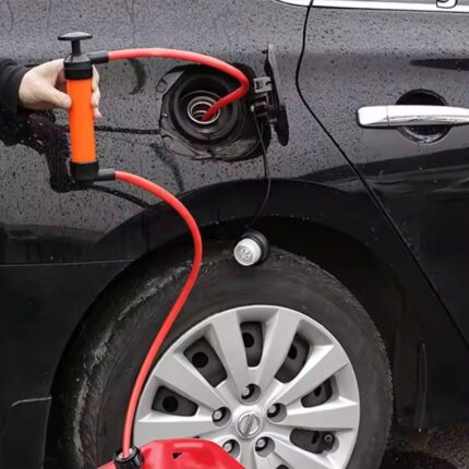 KIT BOMBA SUCCAO LIQUIDOS GASOLINA OLEO COMBUSTIVEIS COM INFLADOR DE AR ENCHE BOLAS PNEU TRANSFERENCIA MANUAL SUGADOR MULTIUSO MANGUEIRA EXTRATOR