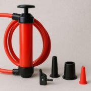 KIT BOMBA SUCCAO LIQUIDOS GASOLINA OLEO COMBUSTIVEIS COM INFLADOR DE AR ENCHE BOLAS PNEU TRANSFERENCIA MANUAL SUGADOR MULTIUSO MANGUEIRA EXTRATOR - Imagem 3