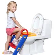 Assento Infantil Redutor com Escada Dobrável - Imagem 2