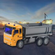 CAMINHAO CONTROLE REMOTO CARRINHO CACAMBA BASCULANTE CARRO CONSTRUCAO DIDATICO INFANTIL LED - Imagem 4