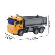 CAMINHAO CONTROLE REMOTO CARRINHO CACAMBA BASCULANTE CARRO CONSTRUCAO DIDATICO INFANTIL LED - Imagem 6