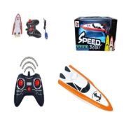 BARCO LANCHA CONTROLE REMOTO CARRINHO AQUATICO BRNQUEDO AGUA MULTIFUNCOES RECARREGAVEL - Imagem 2