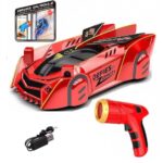 CARRINHO ESCALA PAREDE CARRO CONTROLE REMOTO SENSOR LASER ESCALADOR TETO ANTIGRAVIDADE